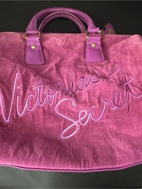 Vintage Victoria's Secret Bag in Bright Magenta